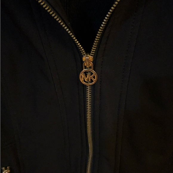 Michael Kors Black Utility Jacket with Detachable Hood - Picture 2 of 8